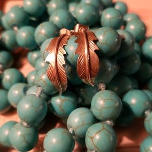 Barney sterling feather earrings